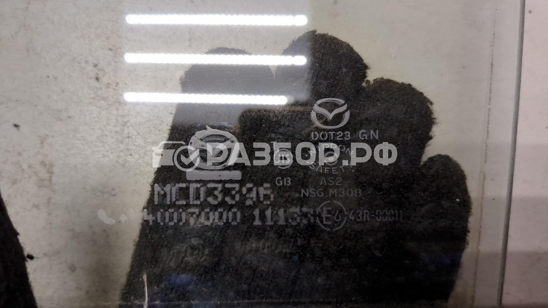 Стекло двери задней левой для Mazda 5 (CR) 2005-2010